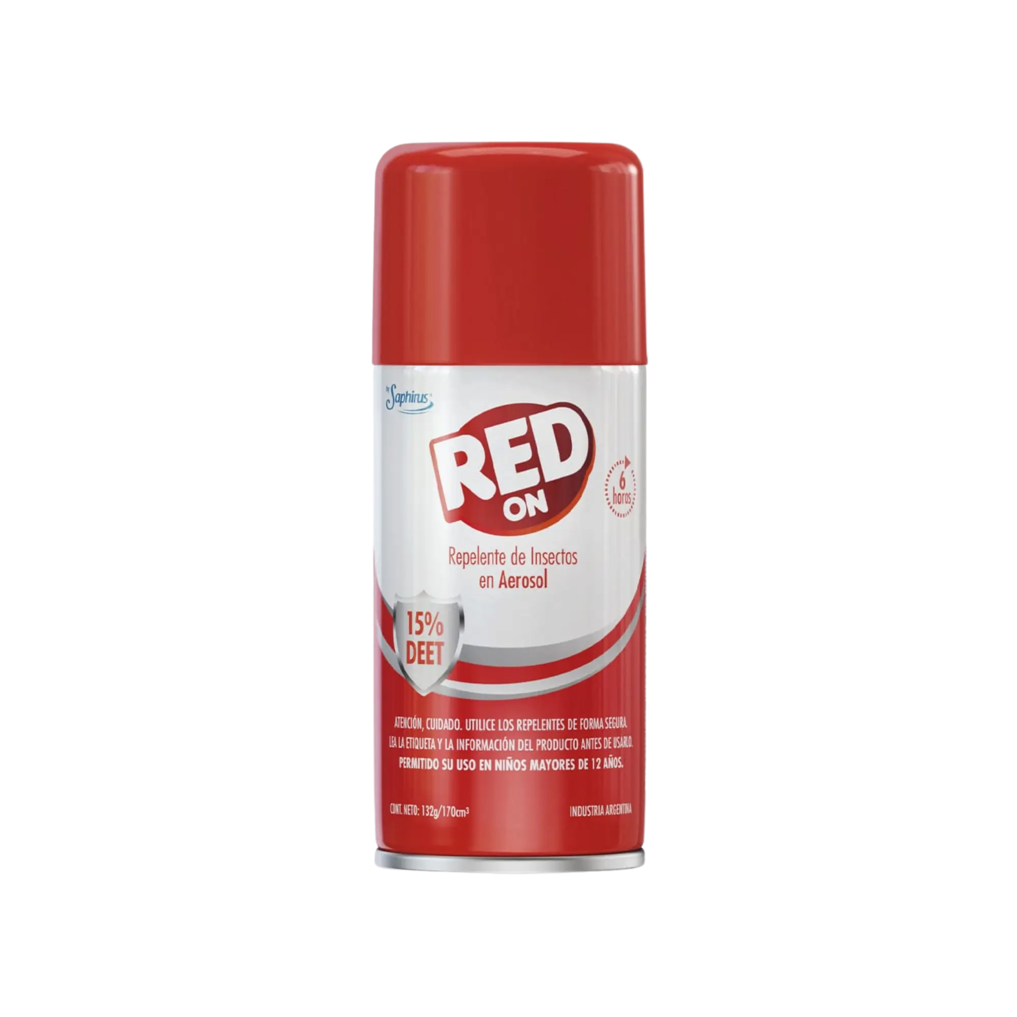 Repelente RED ON Aerosol Rojo Saphirus