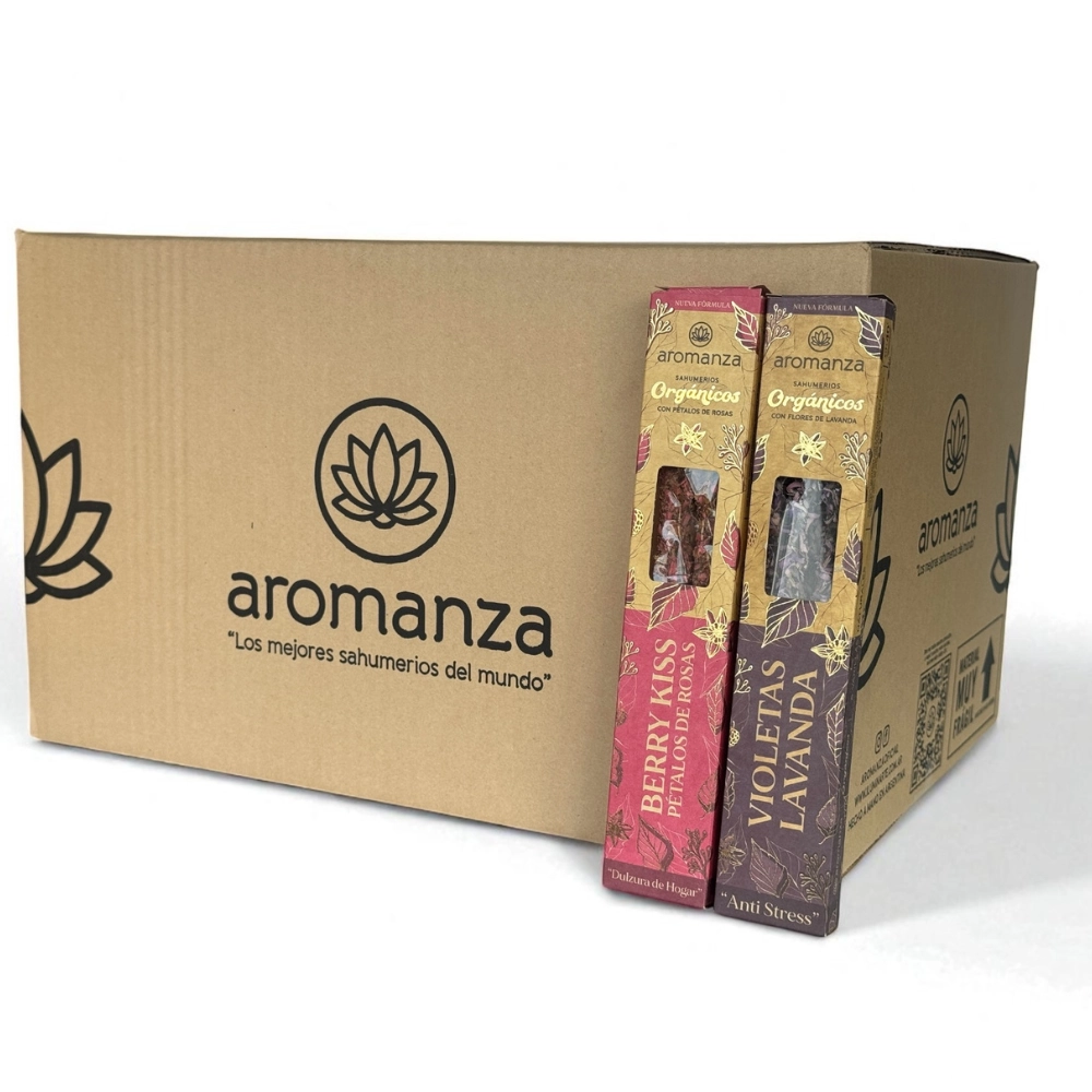 Sahumerios Orgánicos Aromanza x 6 varillas