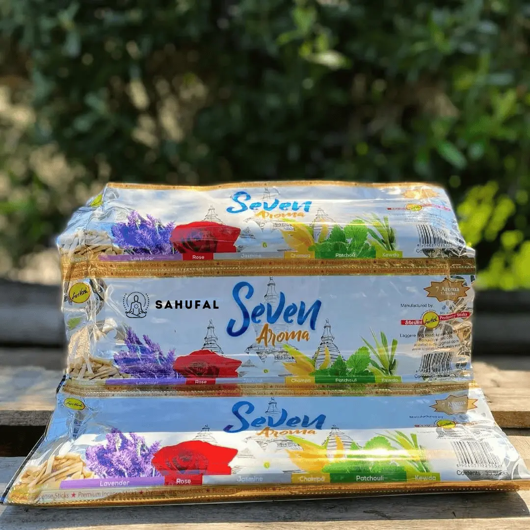 Sahumerios Seven Sree Vani 7 Aromas x 35 Varillas