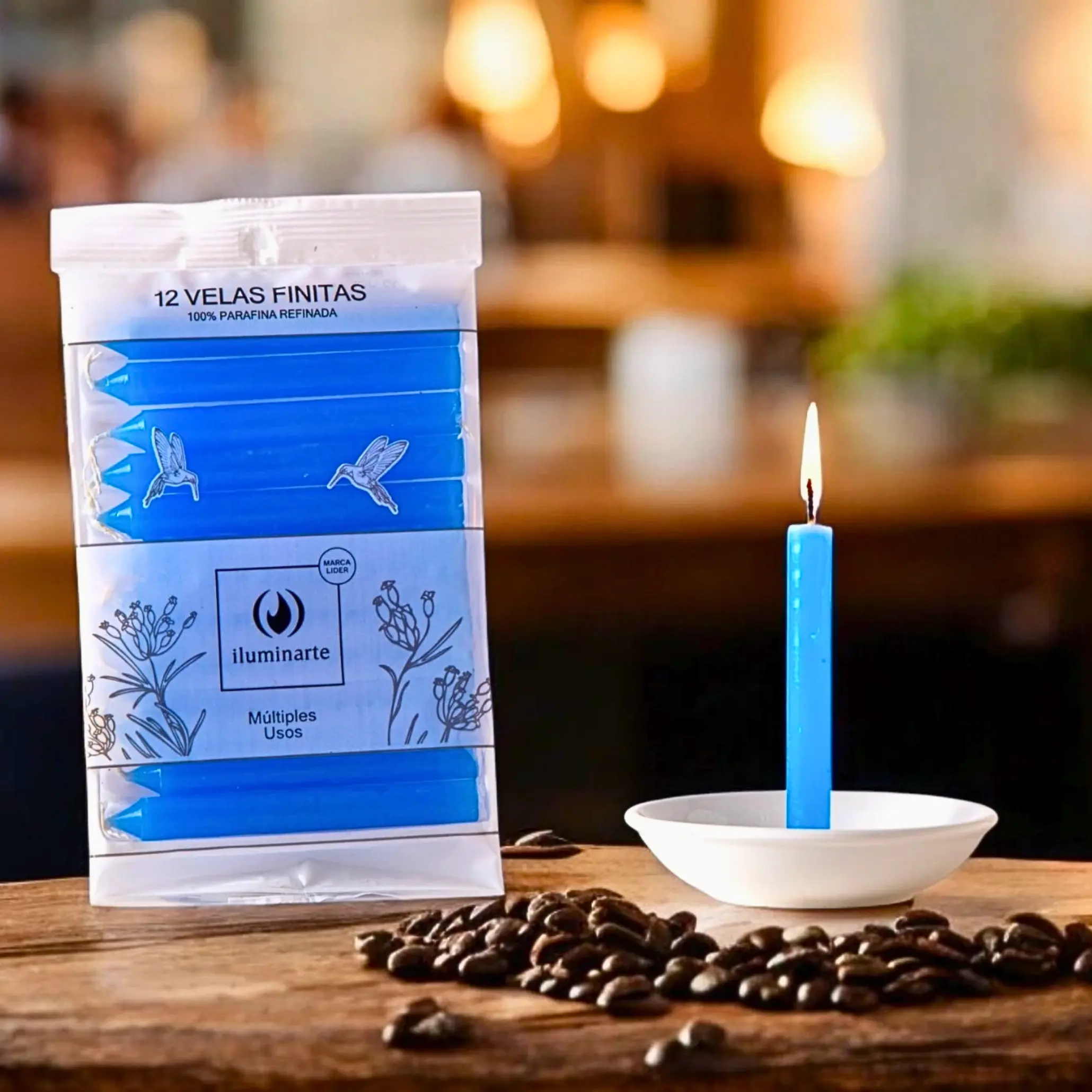 Velas Finitas x 12 unidades Iluminarte