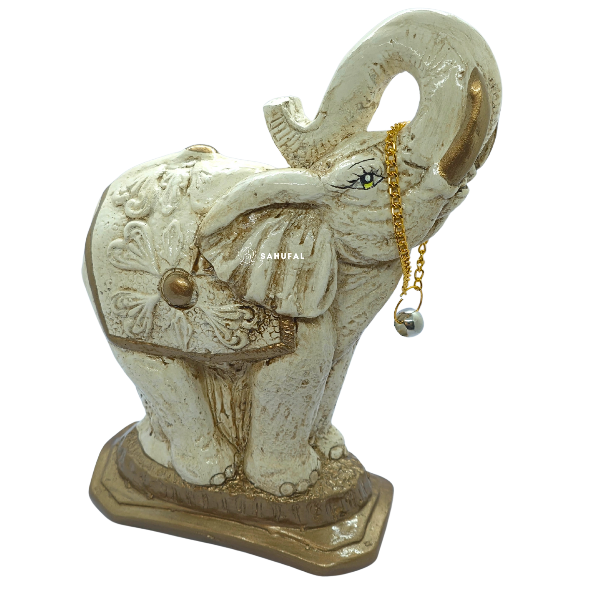 Elefante de la Abundancia con Cadena 29 cm