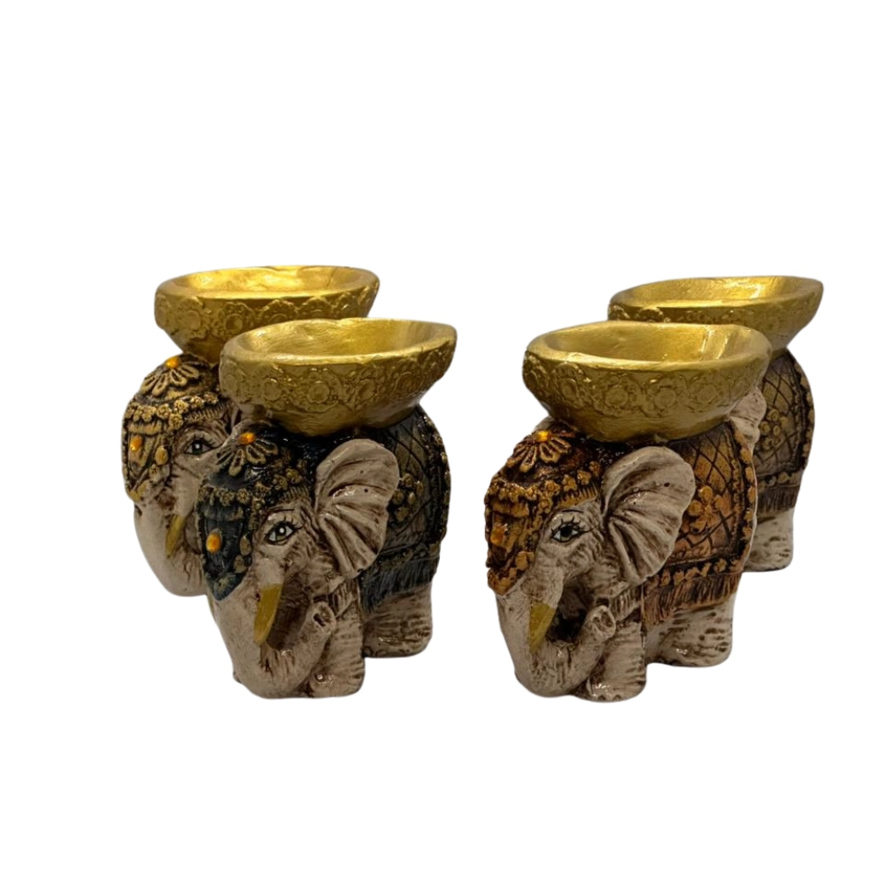 Elefante Hindú Yeso 12cm