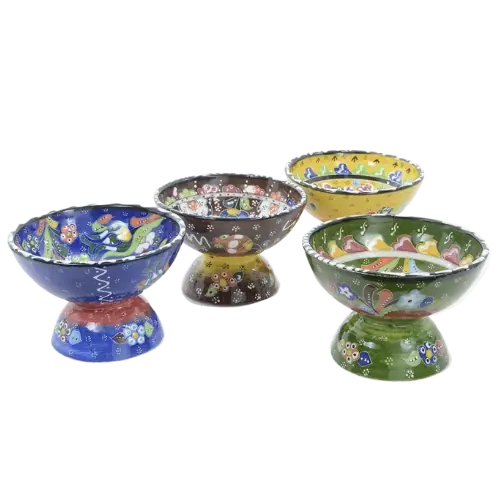 Bowl Turco con pie cerámica