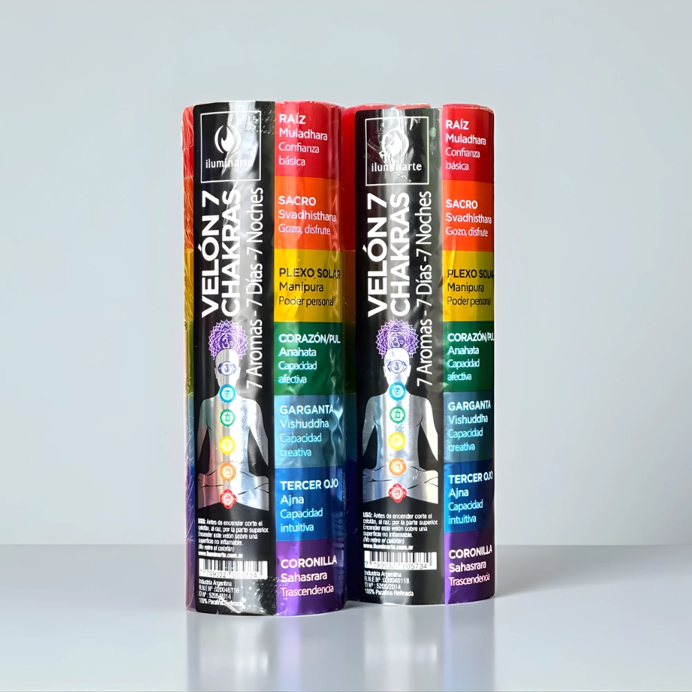 Velón 7 Chakras 7 Aromas Iluminarte