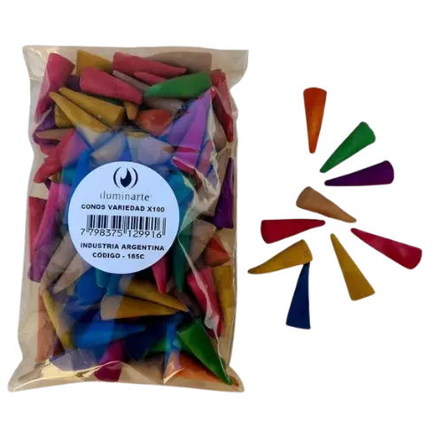 Conos Variedad Iluminarte x100 Unidades
