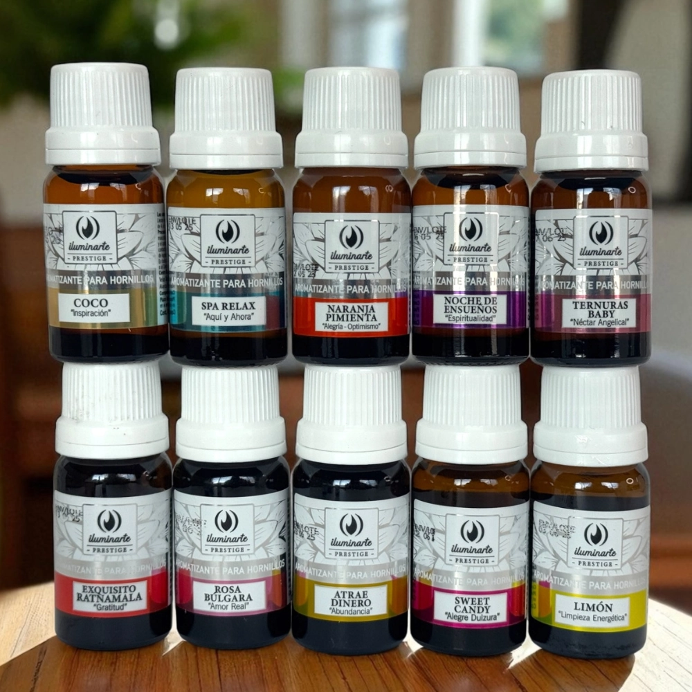 Esencia Aceite Esencial para Hornillo Iluminarte 10ml