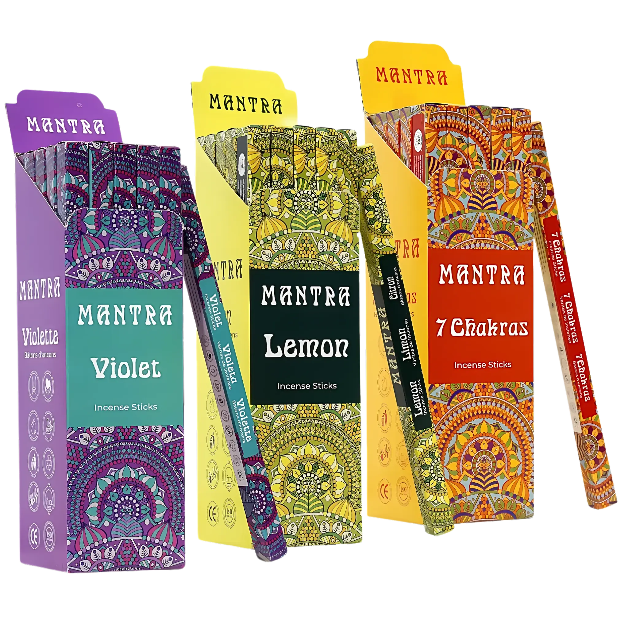 Sahumerio Mantra Squarer Caja x 8 Varillas