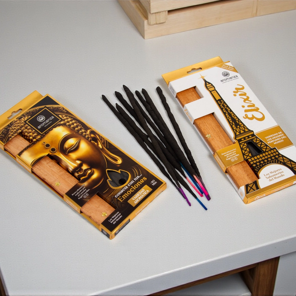 Caja Pack Sahumerios Porta Sahumerios Aromanza
