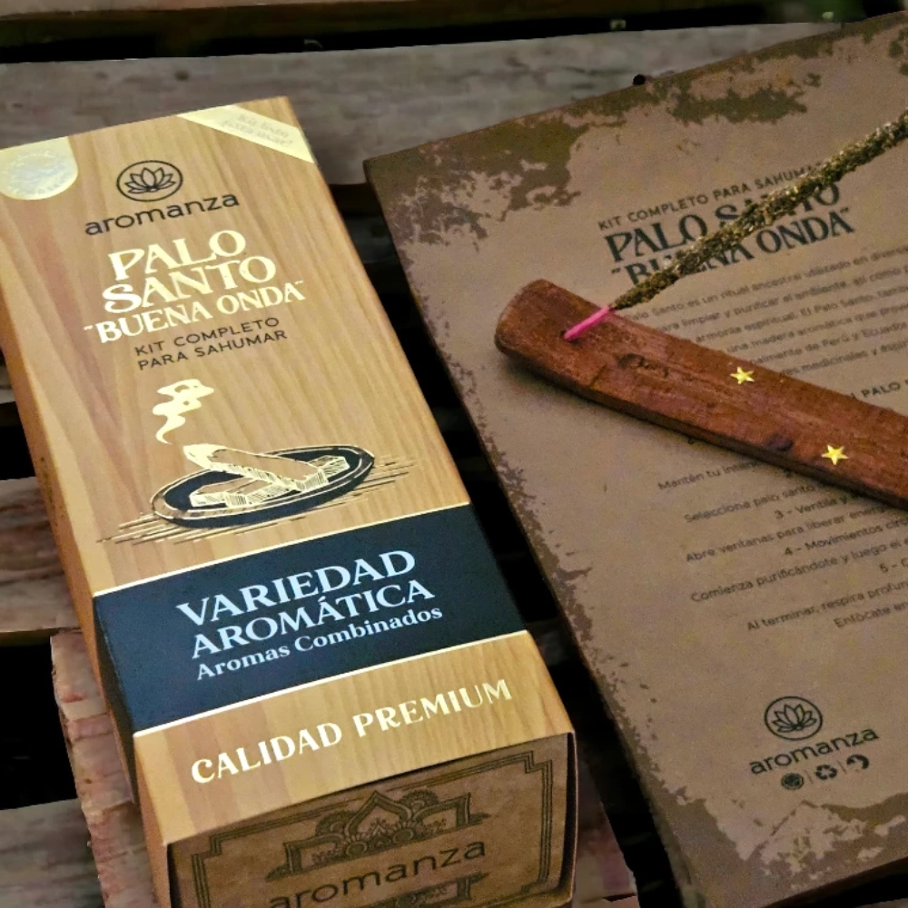 Box Kit Palo Santo Buena Onda Aromanza
