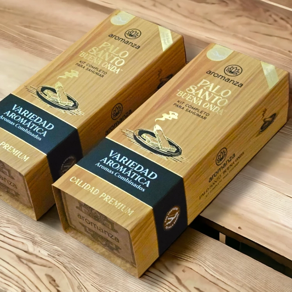 Box Kit Palo Santo Buena Onda Aromanza