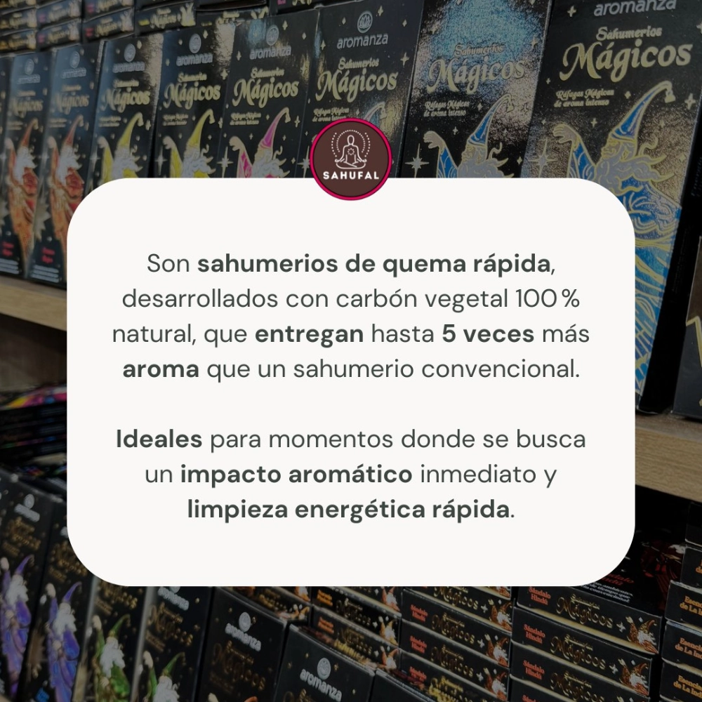 Sahumerios Mágicos Aromanza Caja x 10 Varillas