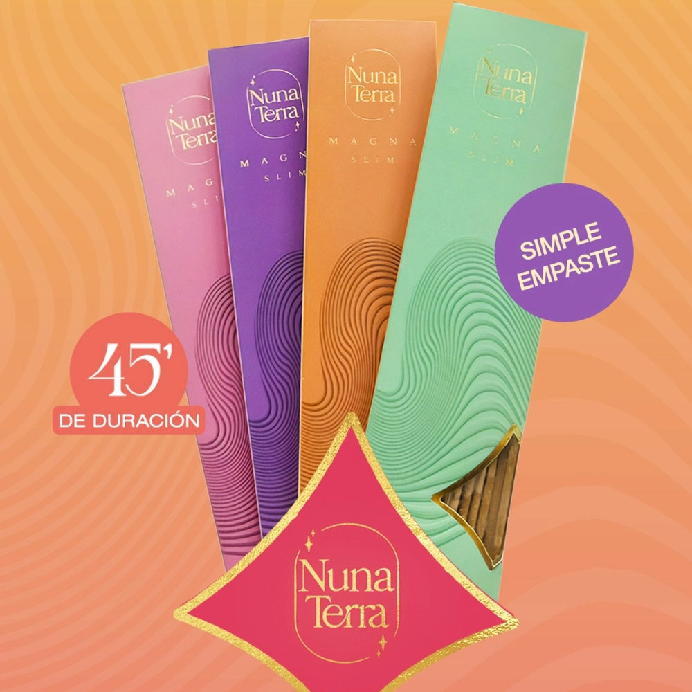 Sahumerios Magna Slim Nuna Terra x 10 varillas