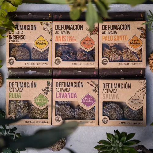 Pastillas de Defumación Activada x4 Sagrada Madre