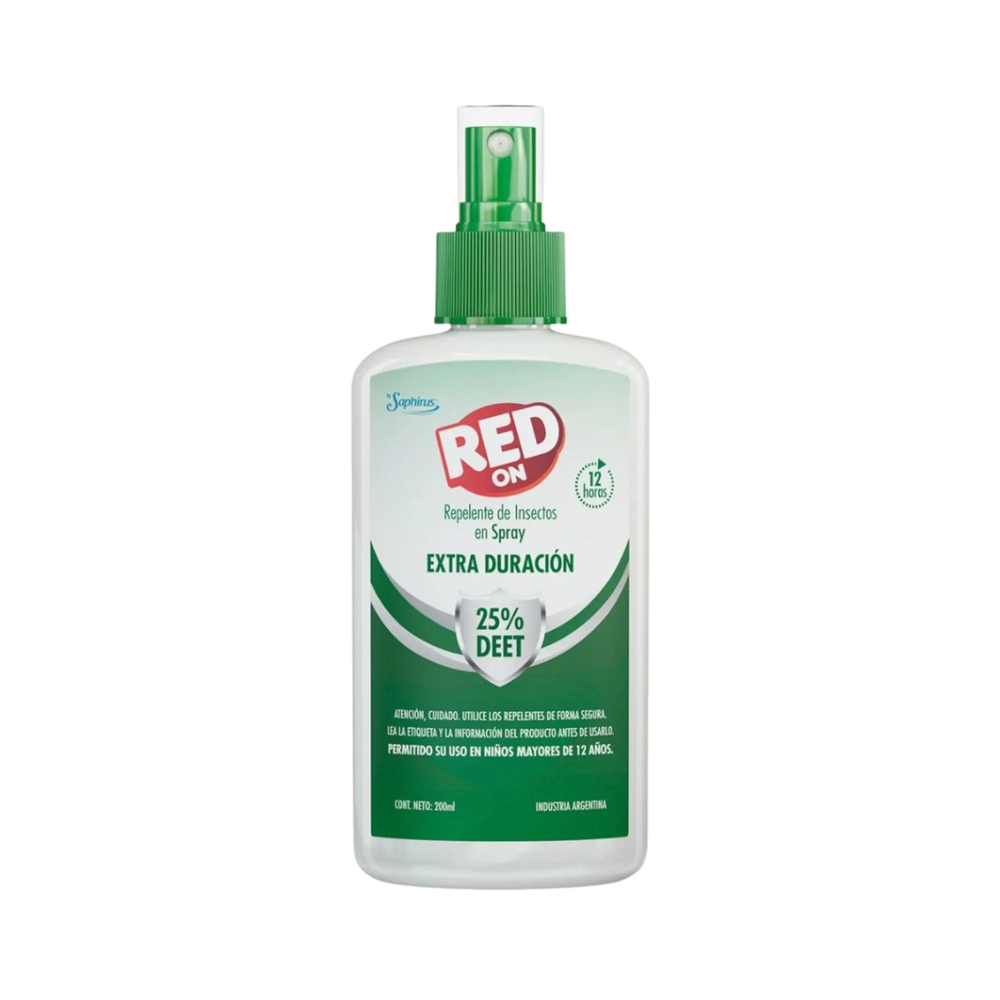 Repelente RED ON 200 ML Verde Saphirus