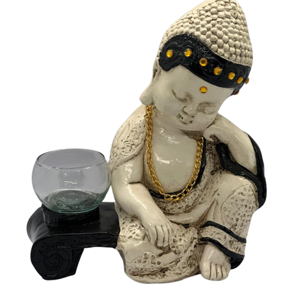 Buda Oriental Yeso 20cm