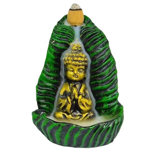 Cascada de Humo Ceramica Buda 9.7cm