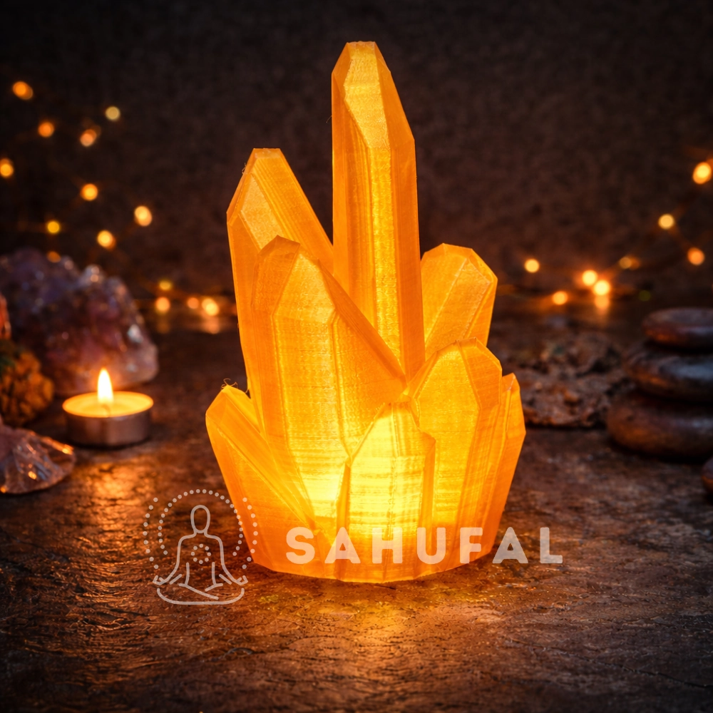 Lámpara Cristal Energético – Luz Ambiental