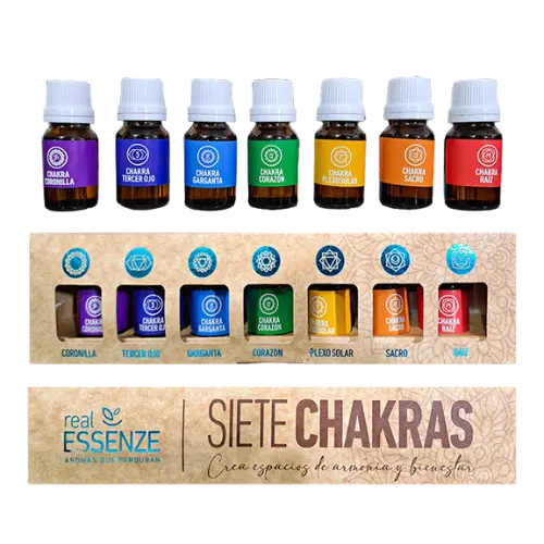 Esencia para Hornillo 7 Chakras caja x7 - Real Essenze